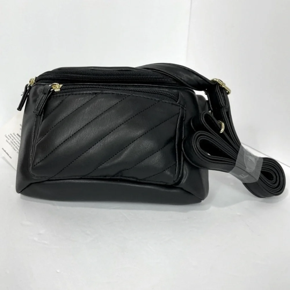 Mundi Connie Black Quilted Crossbody - Picture 4 of 12